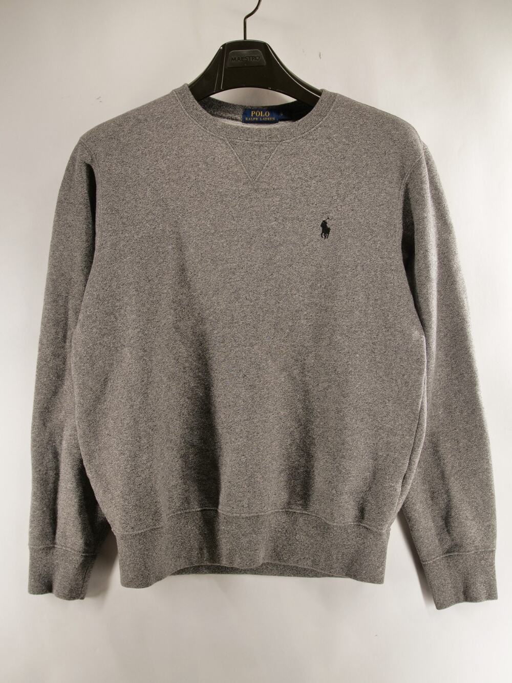 Polo Ralph Lauren Men's Crewneck Sweatshirt Heather Gray Fleece Size Small